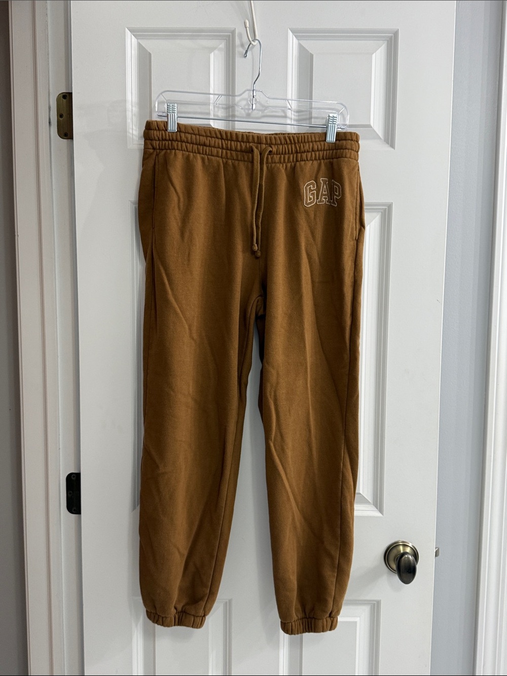 GAP Camel Brown Elastic Waist Joggers